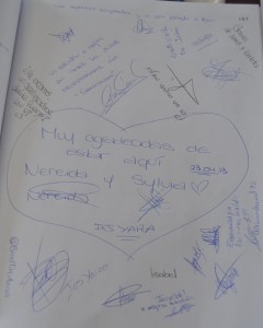 IES Yaiza - Libro de visitas